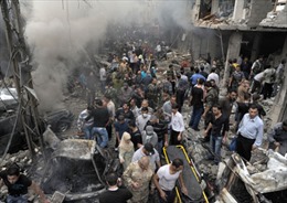  Syria rung chuyển vì bom xe, 50 binh lính thiệt mạng